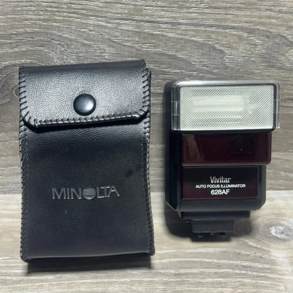 Vintage Vivitar 628AF TTL Dedicated Flash AF Illuminator Minolta AF‎ Japan Dynax
